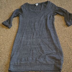 Splendid Charcoal Sweatshirt Dress Causal